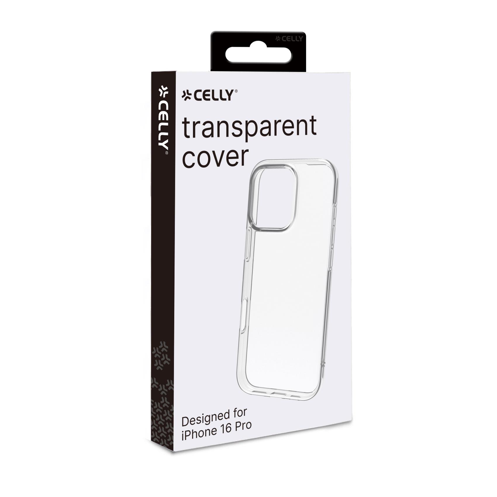 Cover iPhone 16 Pro Celly GELSKIN Trasparente TPU - immagine 5