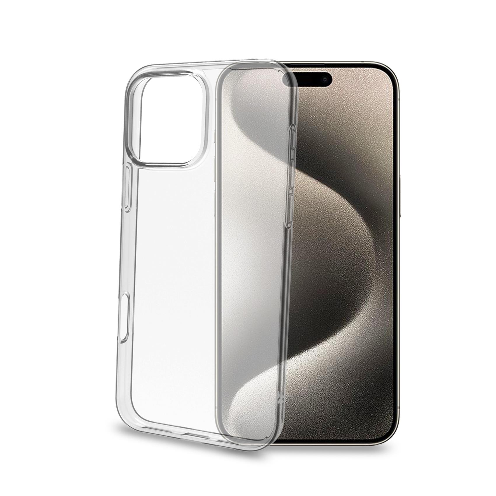 Cover iPhone 16 Pro Max Celly GELSKIN Trasparente TPU - immagine 3