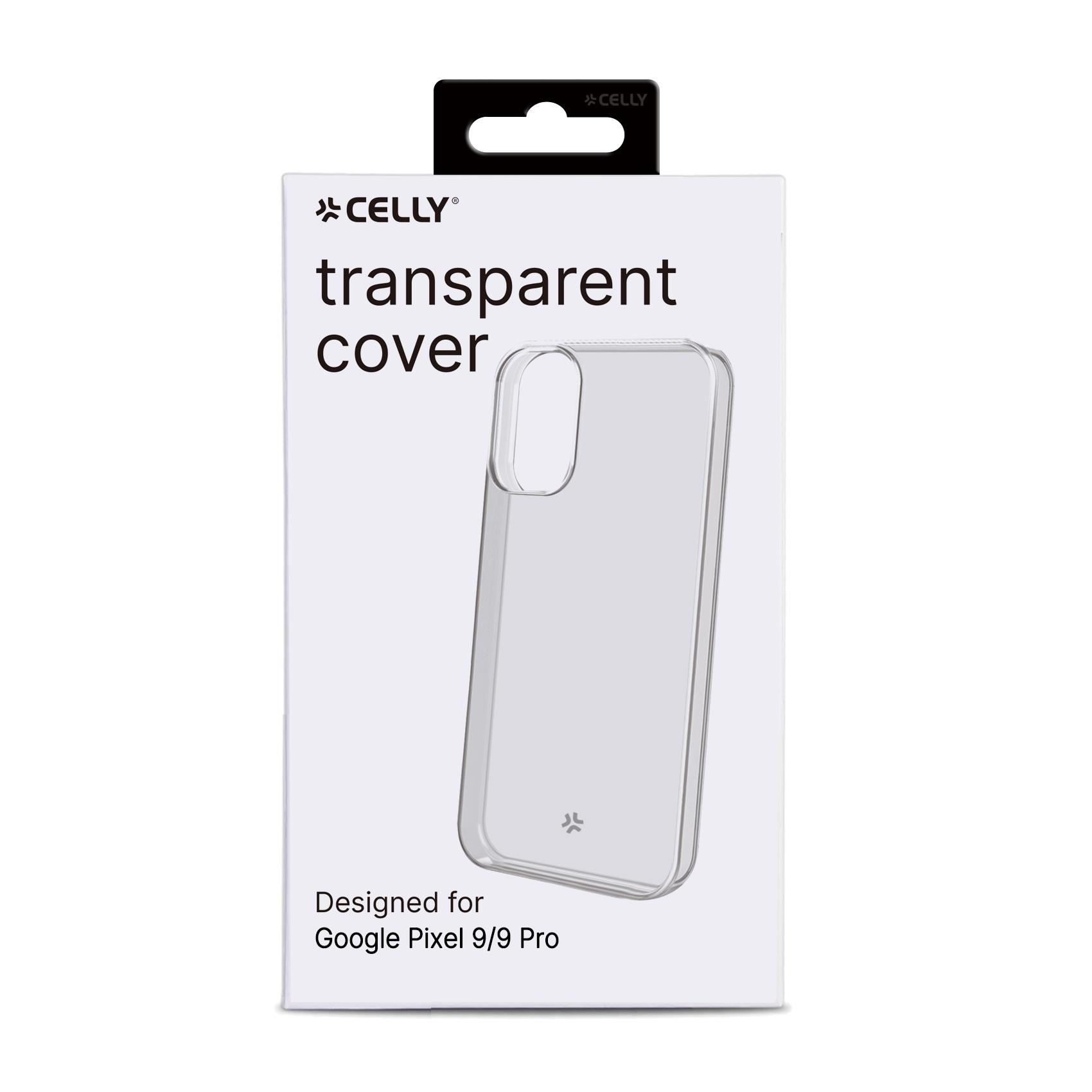 Cover Smartphone Celly GELSKIN per Google Pixel 9 e 9 Pro Trasparente - immagine 2