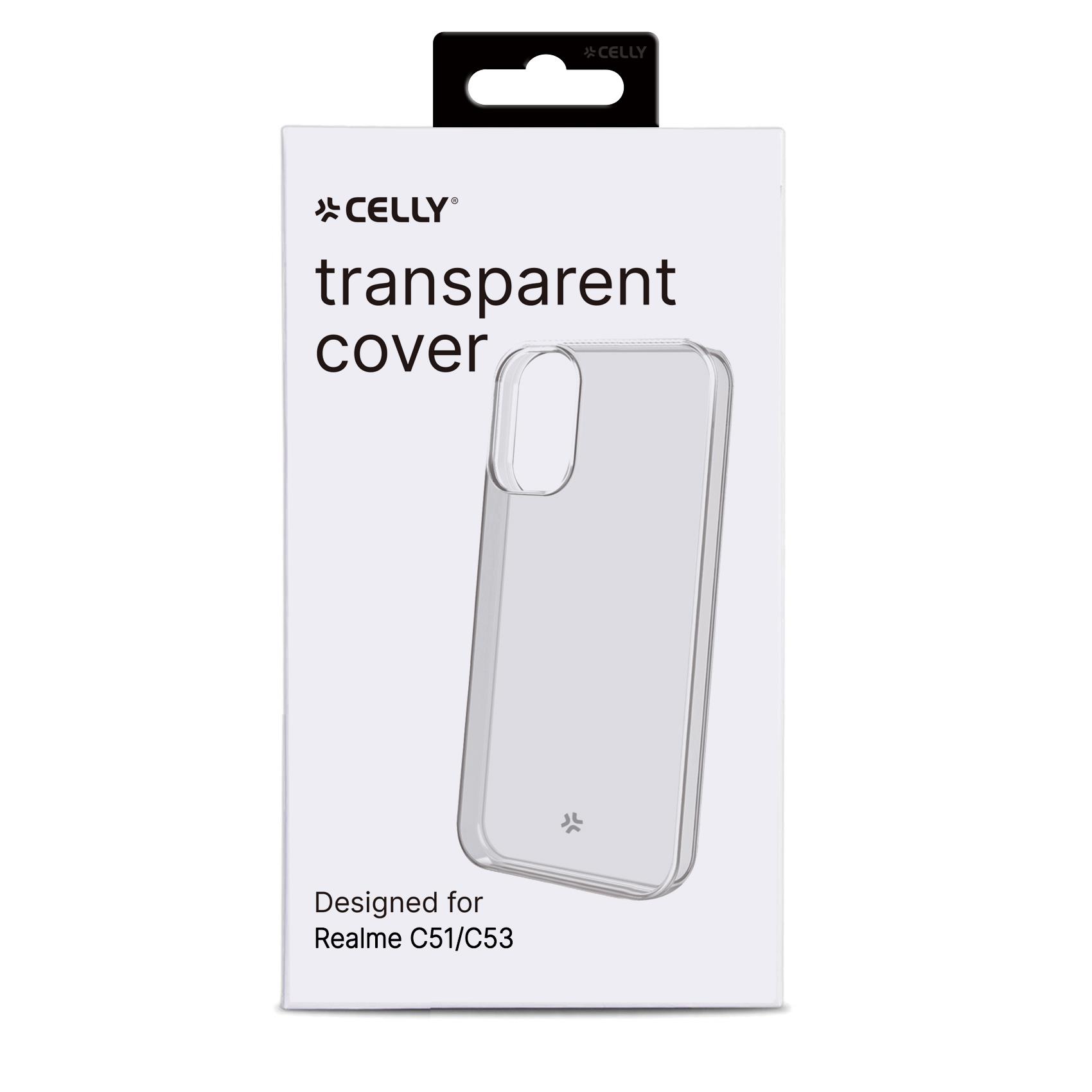 Cover Smartphone Celly GELSKIN TPU Trasparente per Realme C51 C53 Note 50 - immagine 2