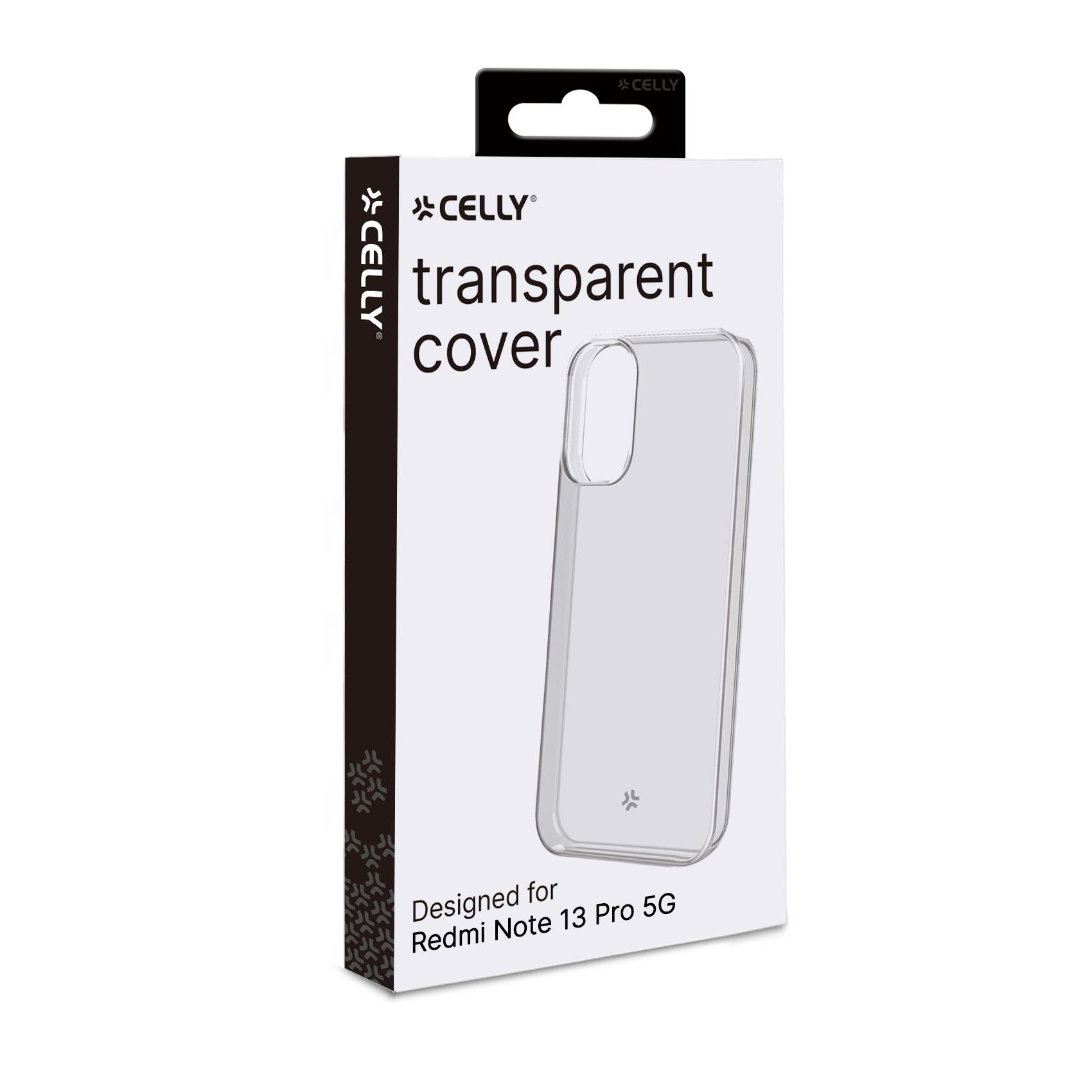 Cover Smartphone Celly GELSKIN per Xiaomi Redmi Note 13 Pro 5G Trasparente - immagine 3