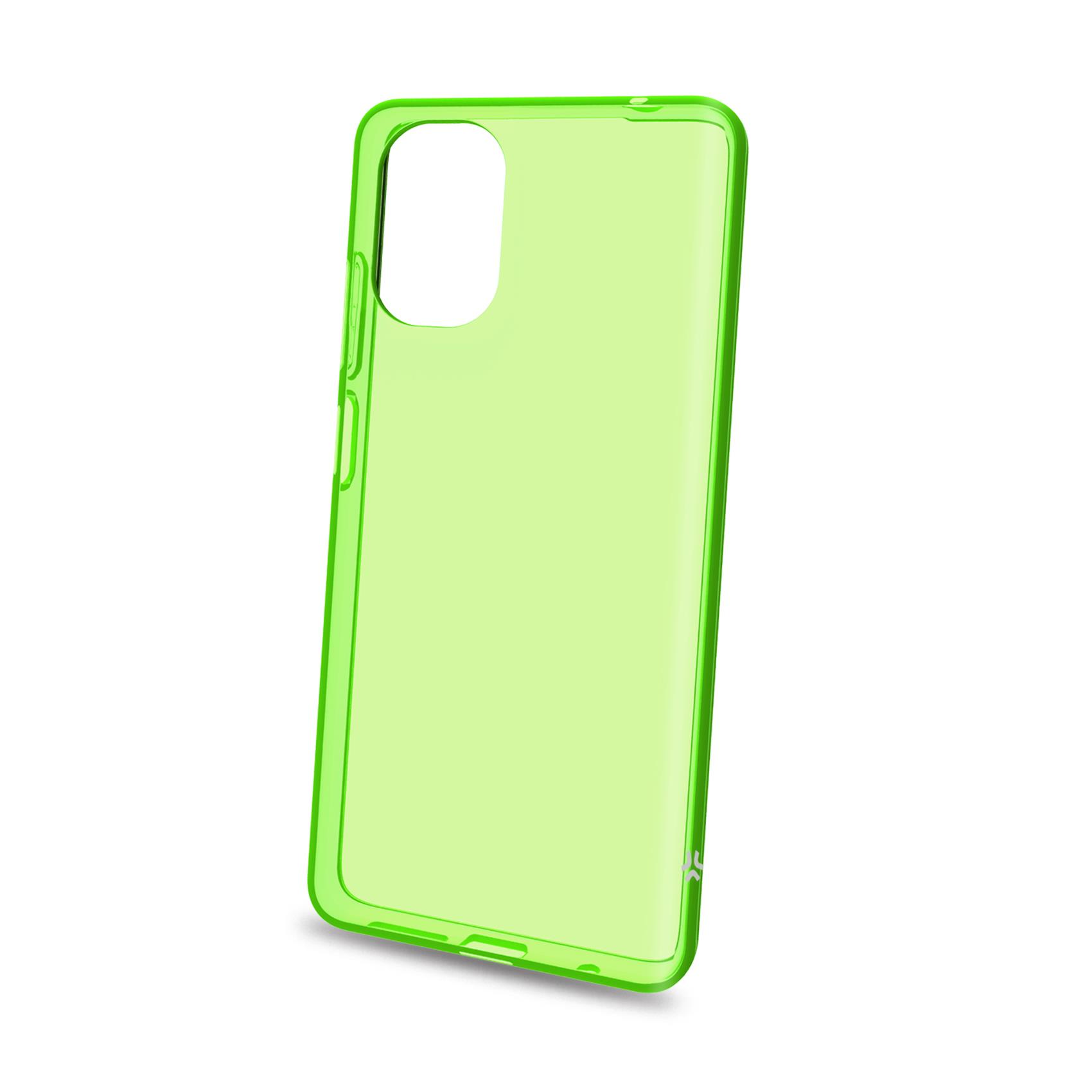 Cover Smartphone Celly GELSKIN Trasparente Verde per Motorola E14 G24 G04 G04s - immagine 3