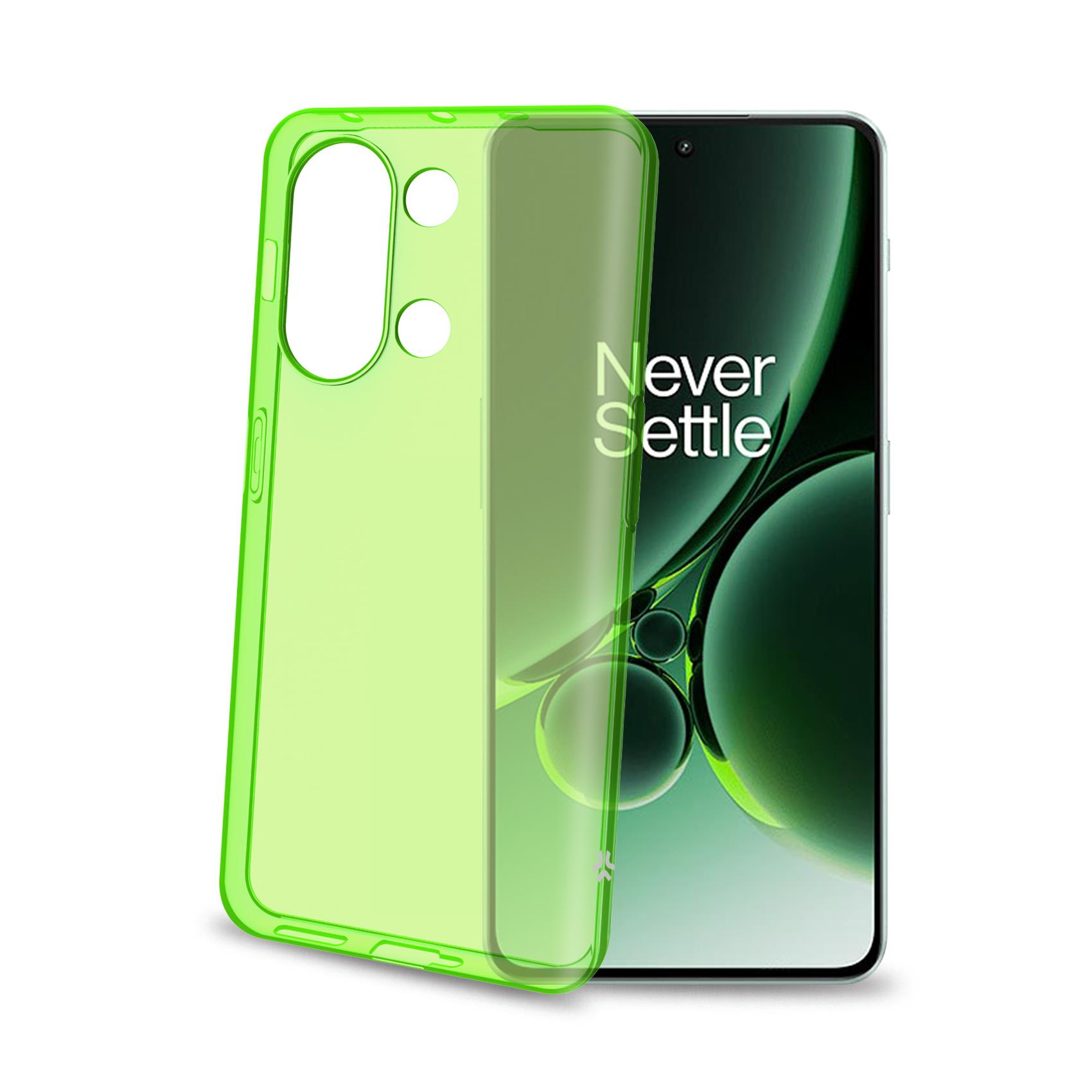 Cover Smartphone Celly GELSKIN per OnePlus Nord 3 Trasparente Verde - immagine 6