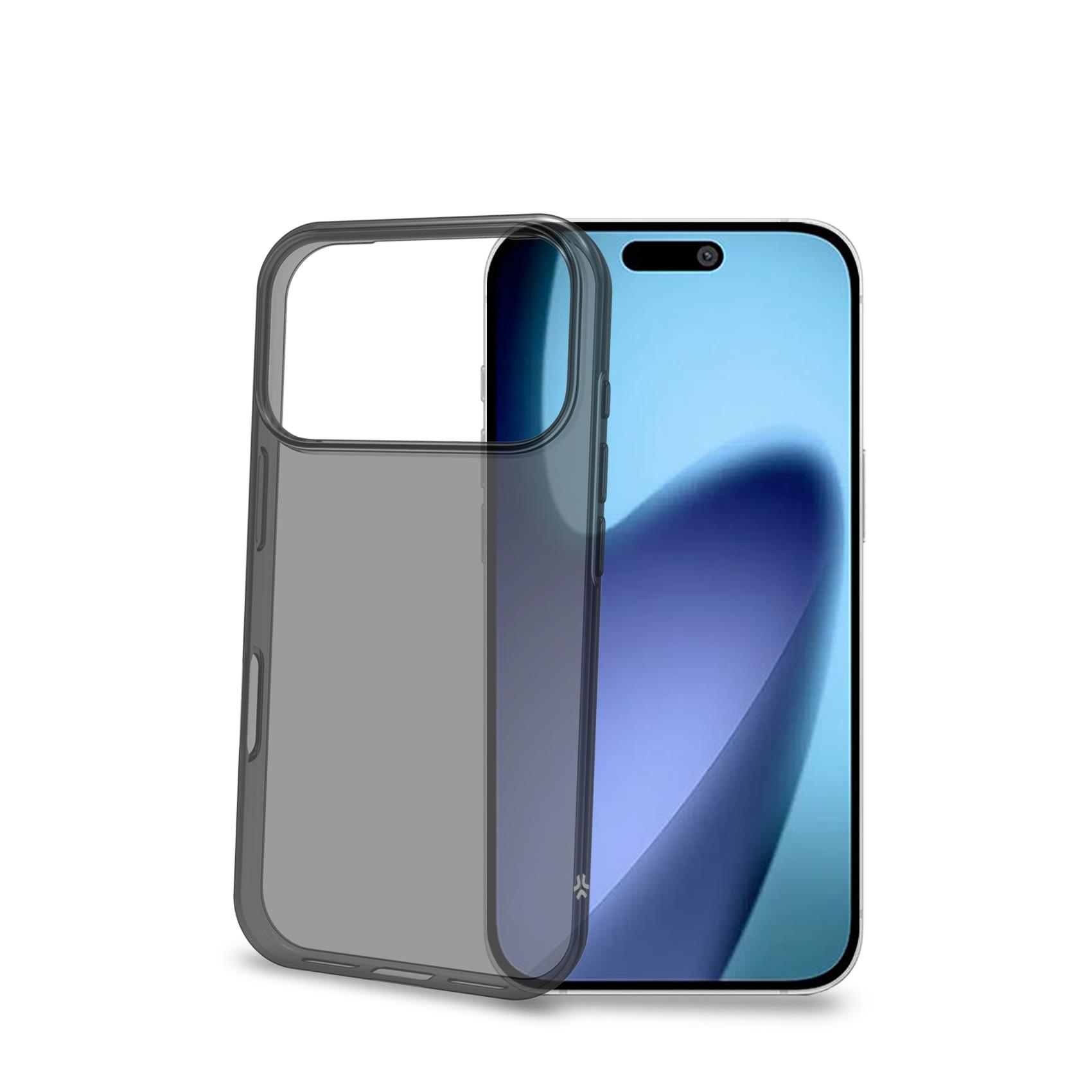 Cover Celly GELSKIN Trasparente Nero per iPhone 17 Pro - immagine 2