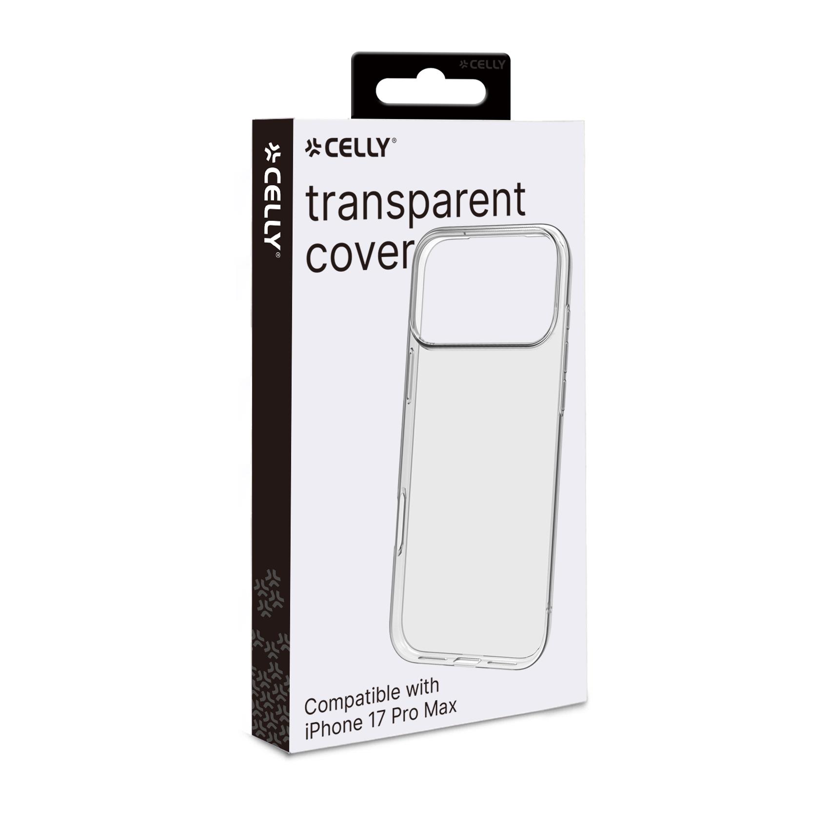 Cover Celly GELSKIN Trasparente per iPhone 17 Pro Max - immagine 5