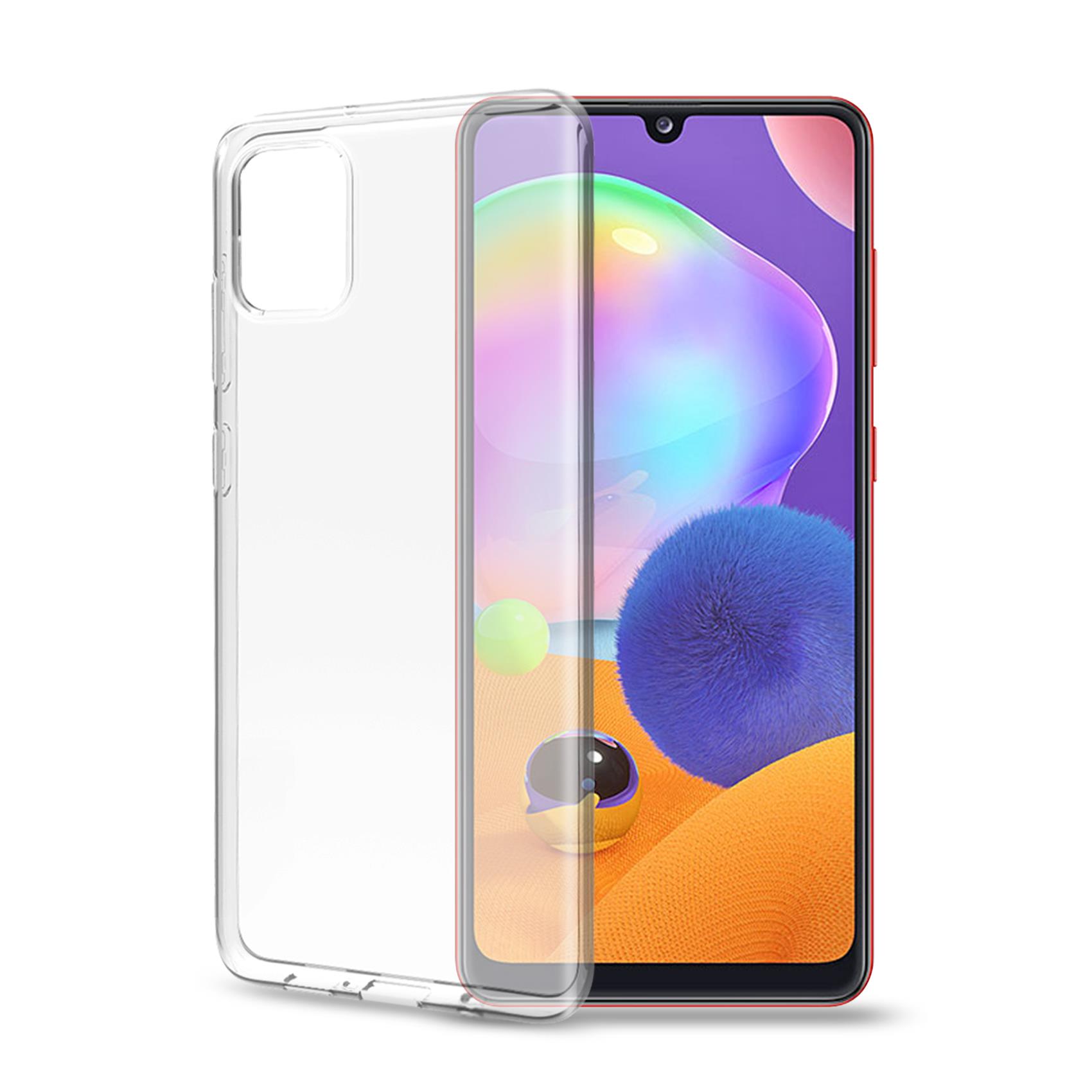 Cover Smartphone Celly GELSKIN per Samsung Galaxy A31 Trasparente - immagine 6