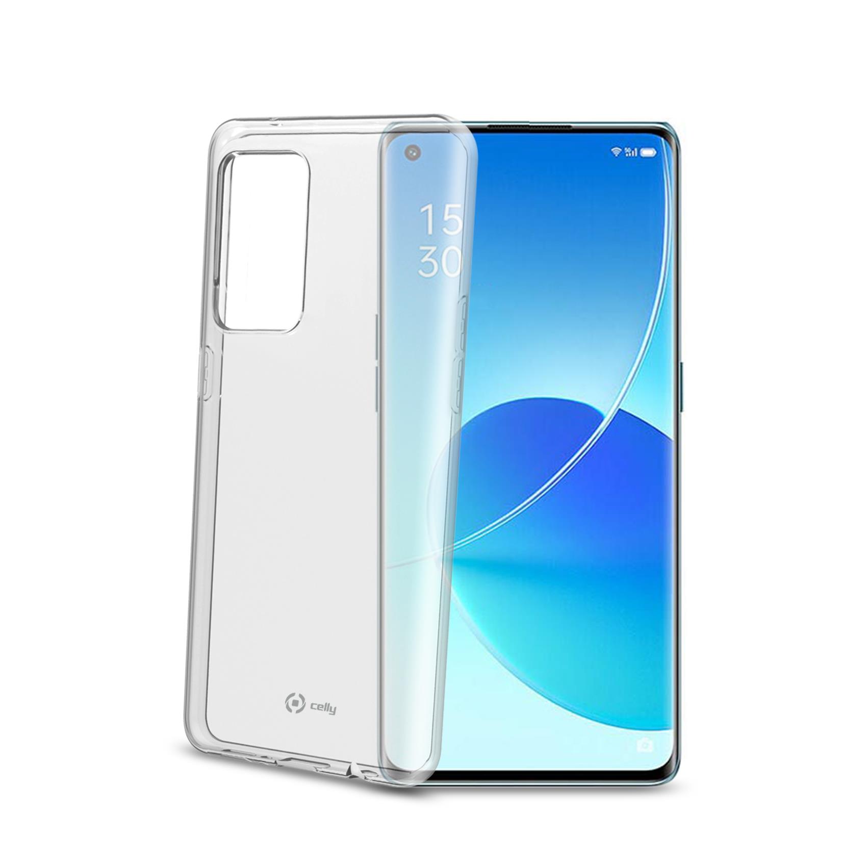 Cover Smartphone Celly GELSKIN per Oppo Reno 6 Pro 5G Trasparente - immagine 3