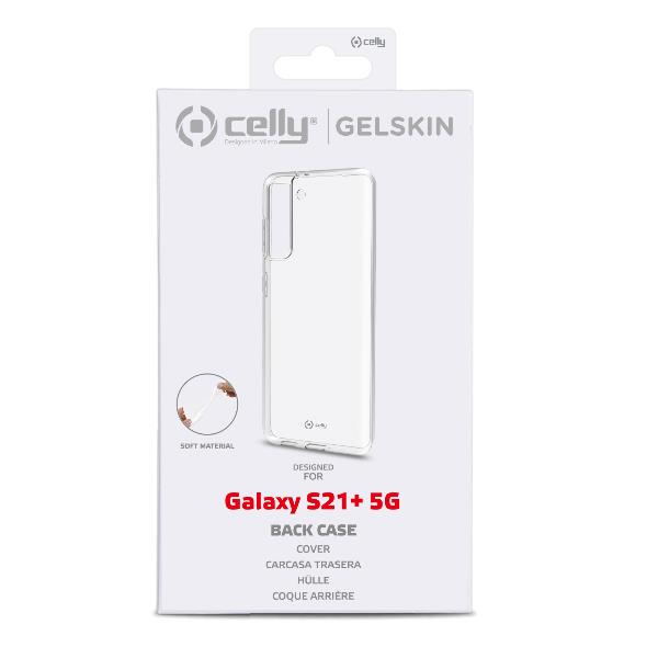Cover Celly GELSKIN per Samsung Galaxy S21+ 5G Trasparente - immagine 5