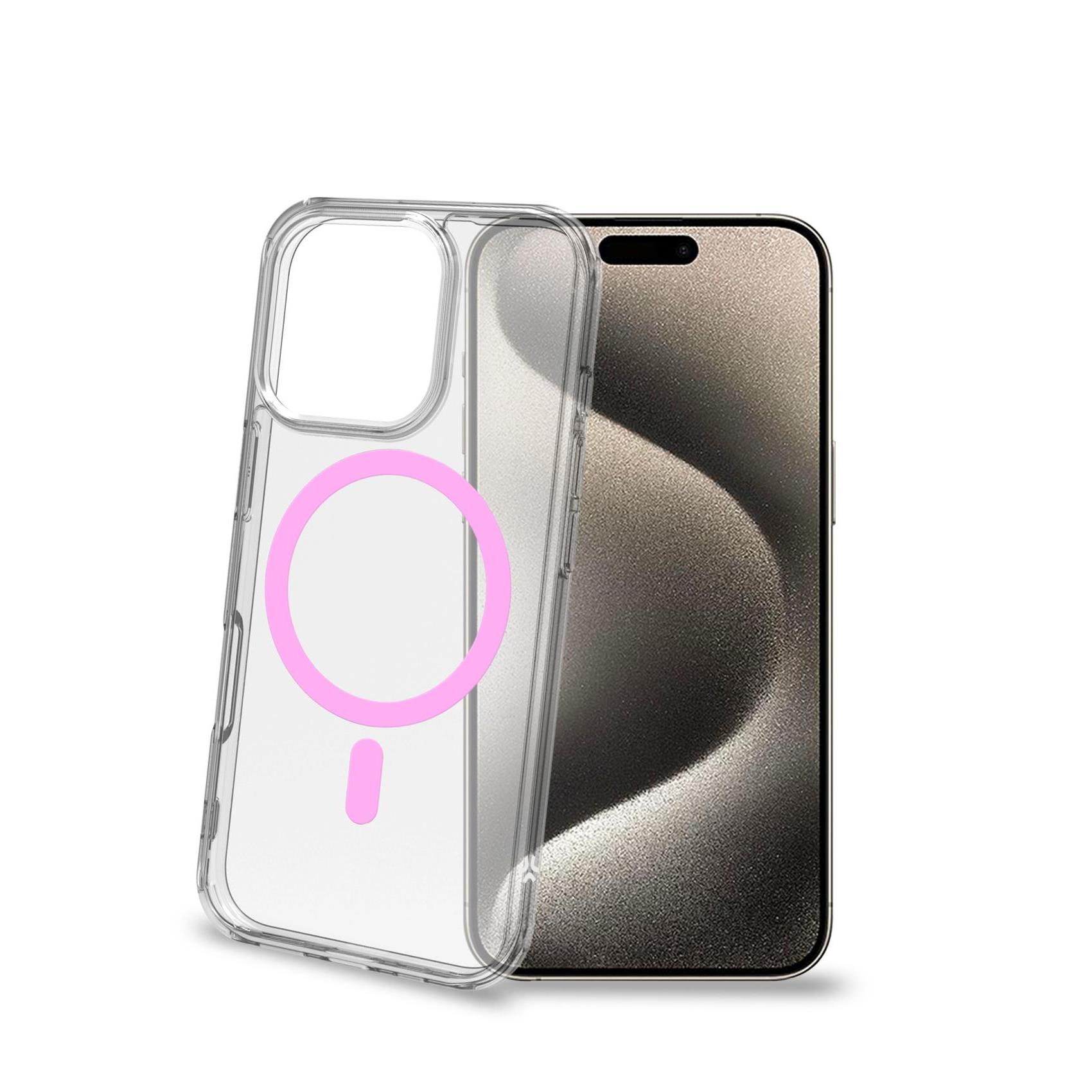 Cover iPhone 16 Pro Celly GELSKINMAG Trasparente - immagine 7