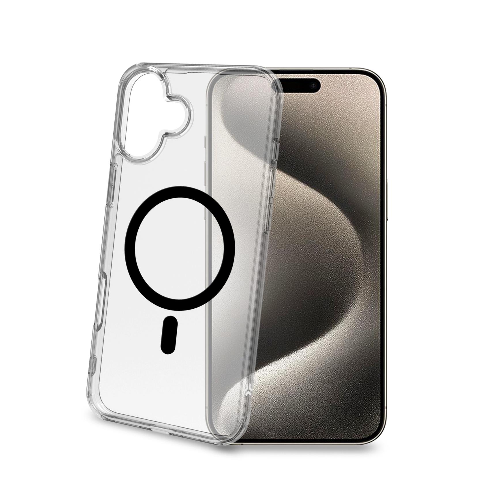 Cover iPhone 16 Plus Celly GELSKINMAG Trasparente - immagine 2