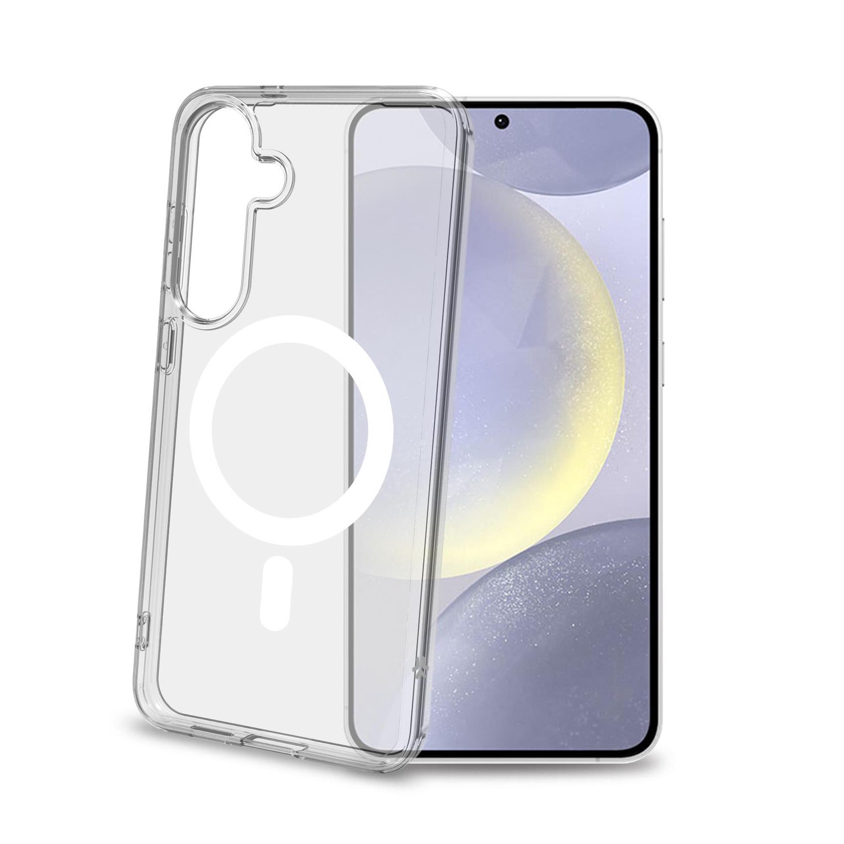 Cover Celly GELSKINMAG per Samsung Galaxy S25+ 5G Trasparente - immagine 2