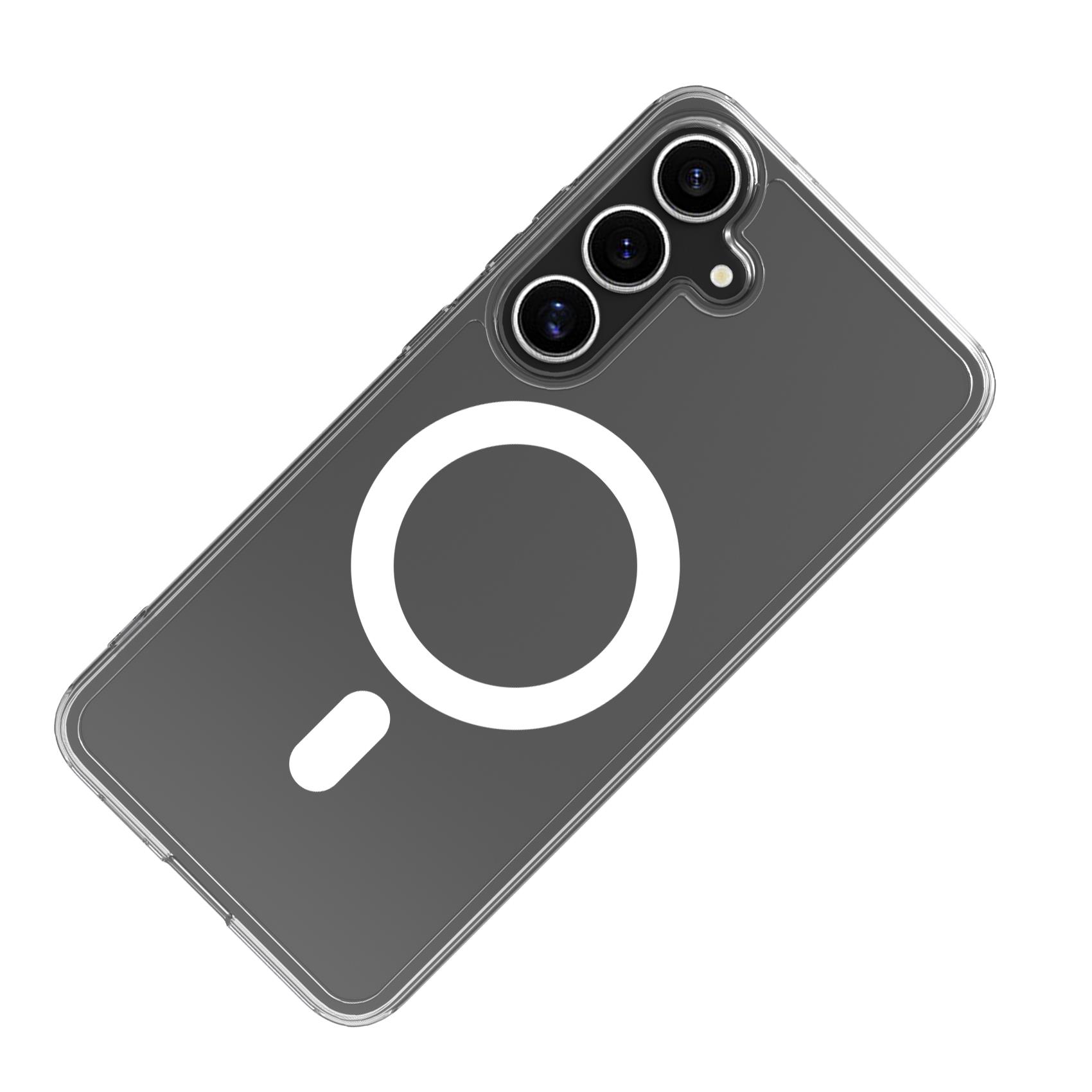 Cover Celly GELSKINMAG per Samsung Galaxy S25+ 5G Trasparente - immagine 7