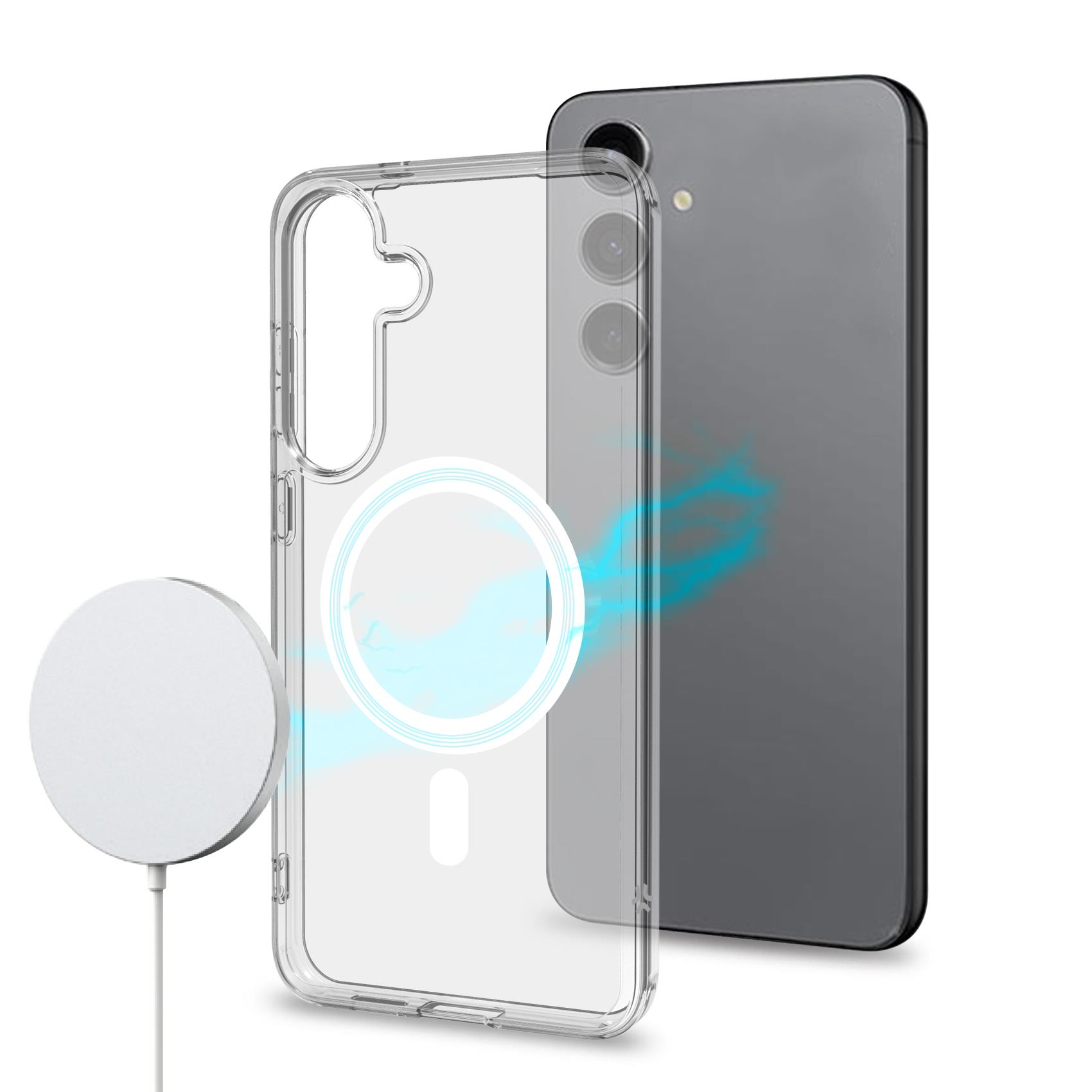 Cover Celly GELSKINMAG per Samsung Galaxy S25+ 5G Trasparente - immagine 10