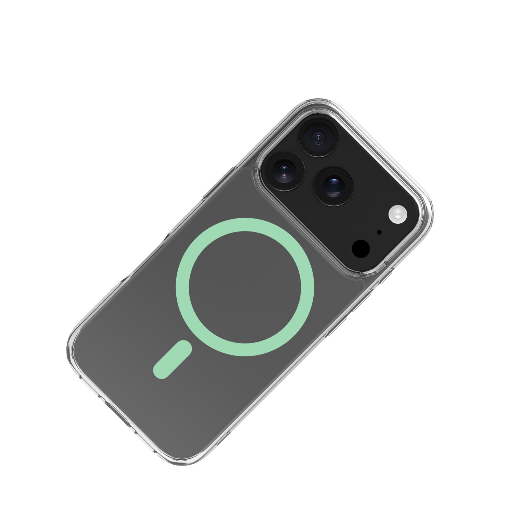 Cover iPhone 17 Pro Celly Gelskin Mag Trasparente - immagine 3