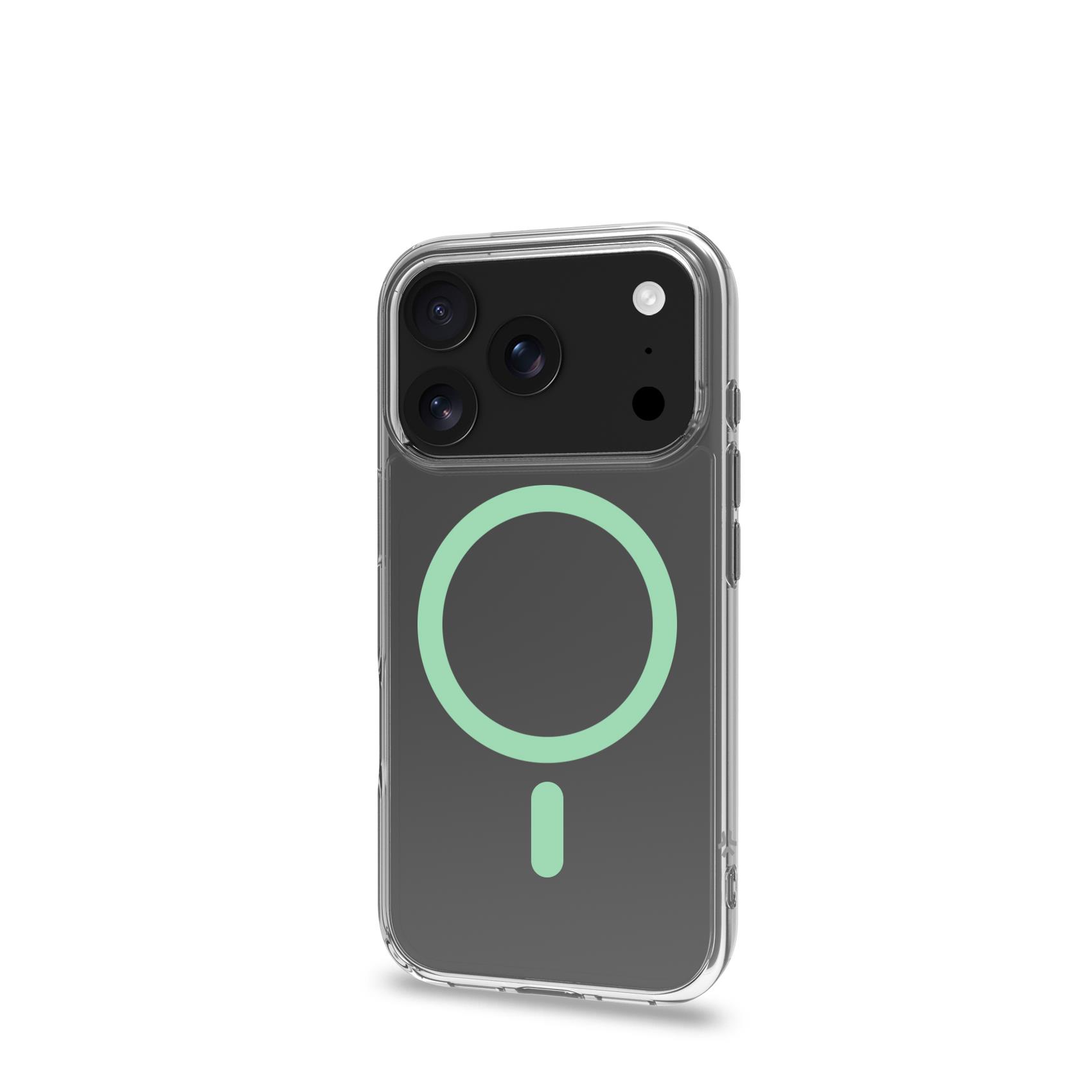 Cover iPhone 17 Pro Celly Gelskin Mag Trasparente - immagine 8