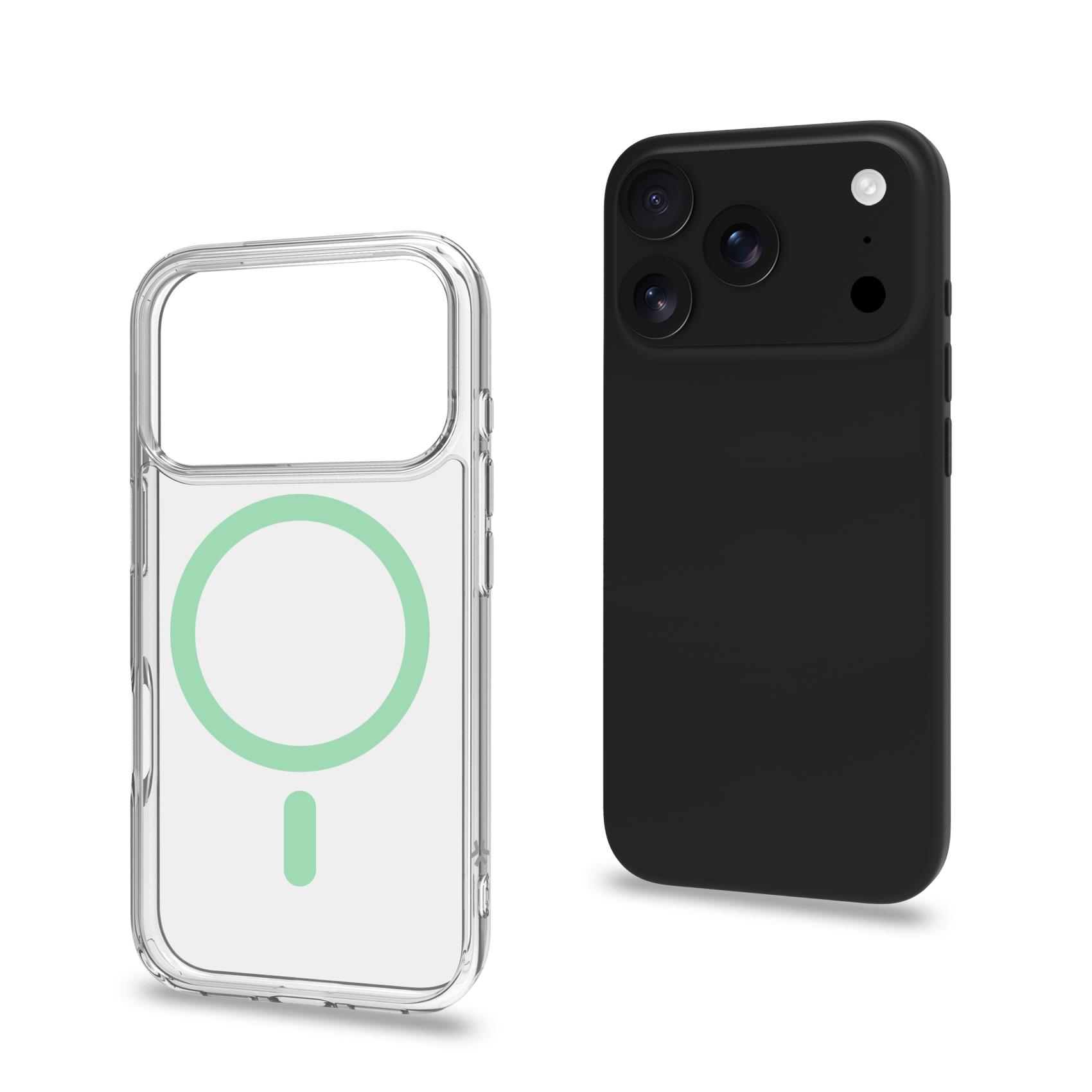 Cover iPhone 17 Pro Celly Gelskin Mag Trasparente - immagine 11