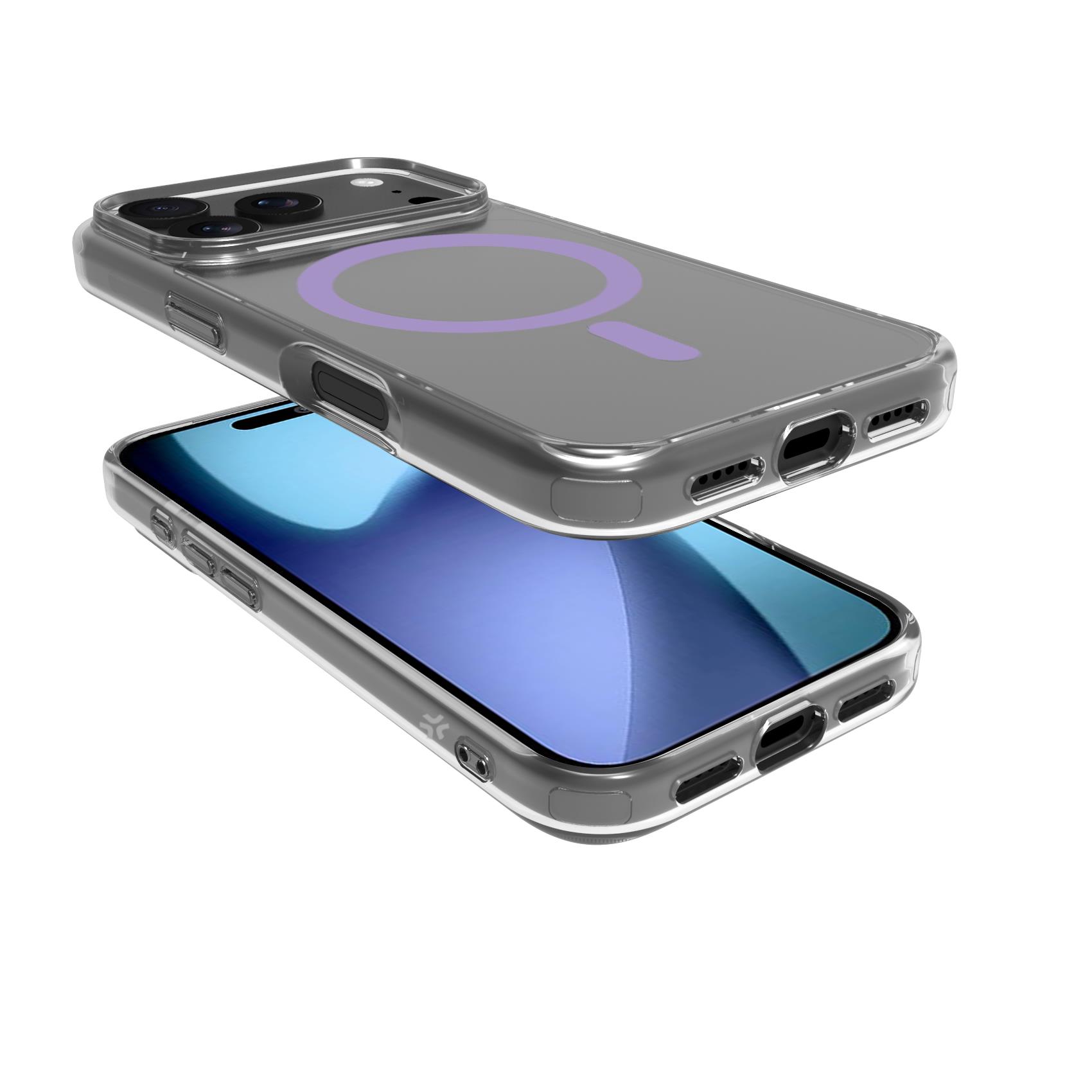 Cover iPhone 17 Pro Celly Gelskin Mag Trasparente - immagine 6