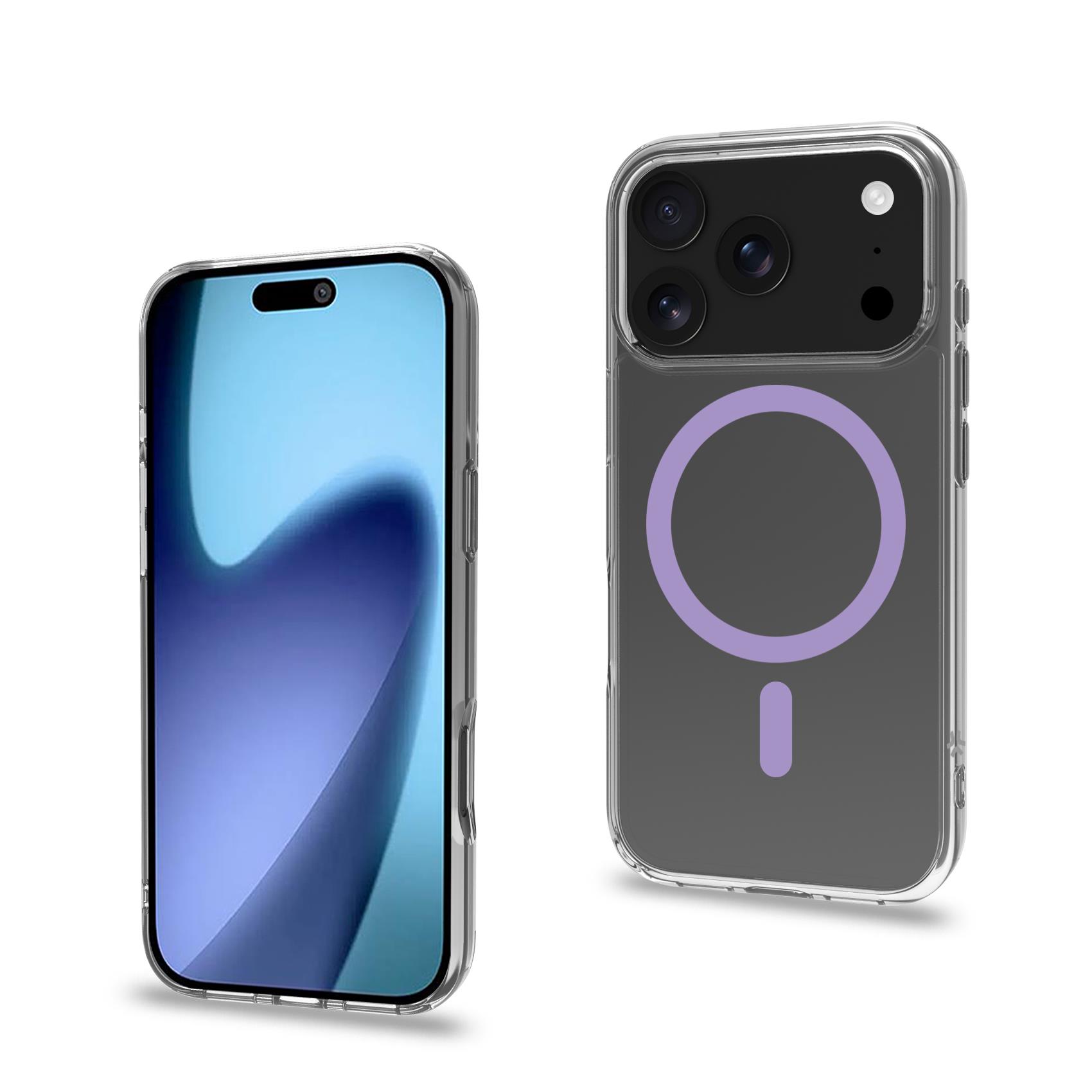 Cover iPhone 17 Pro Celly Gelskin Mag Trasparente - immagine 9