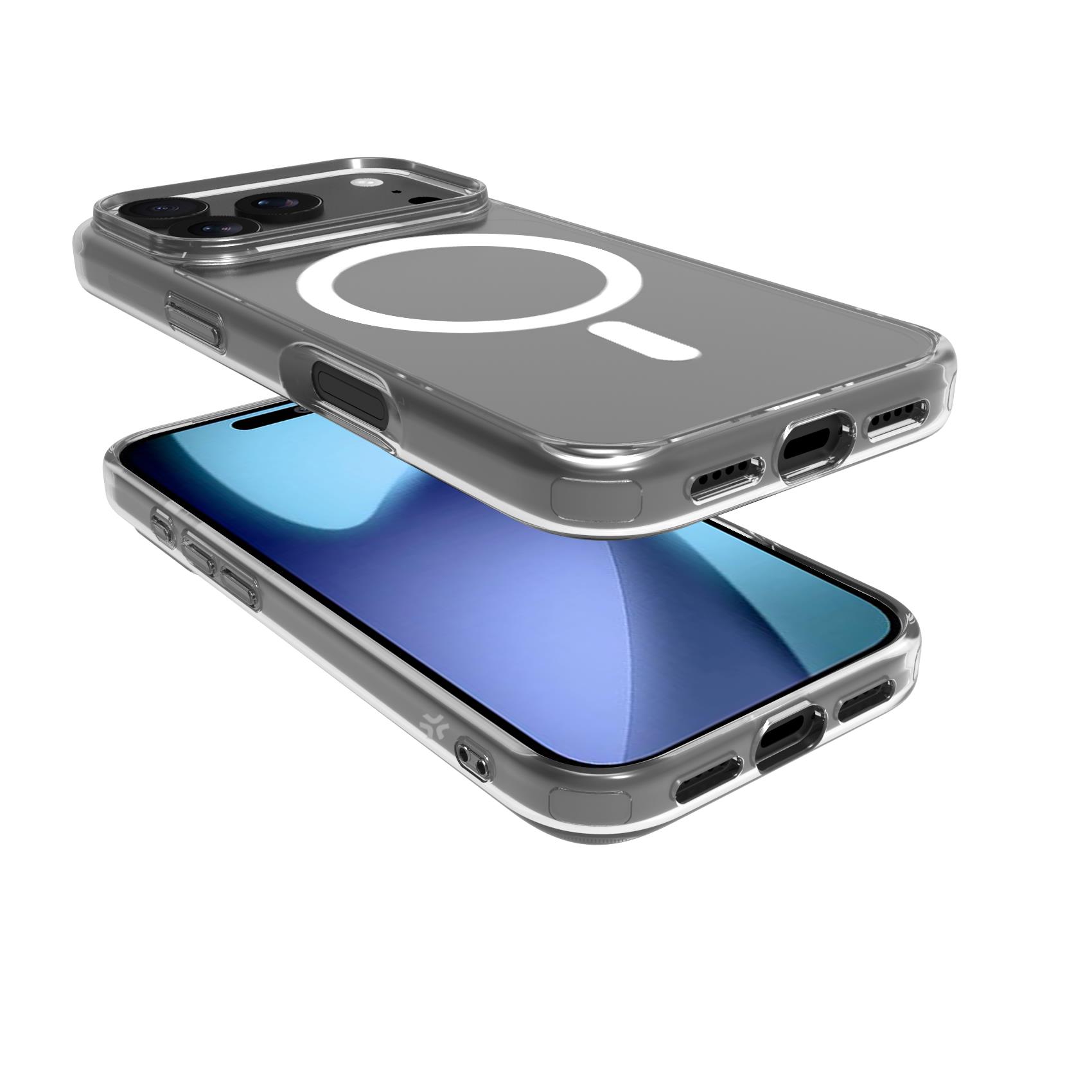 Cover iPhone 17 Pro Celly GelskinMag Trasparente - immagine 9