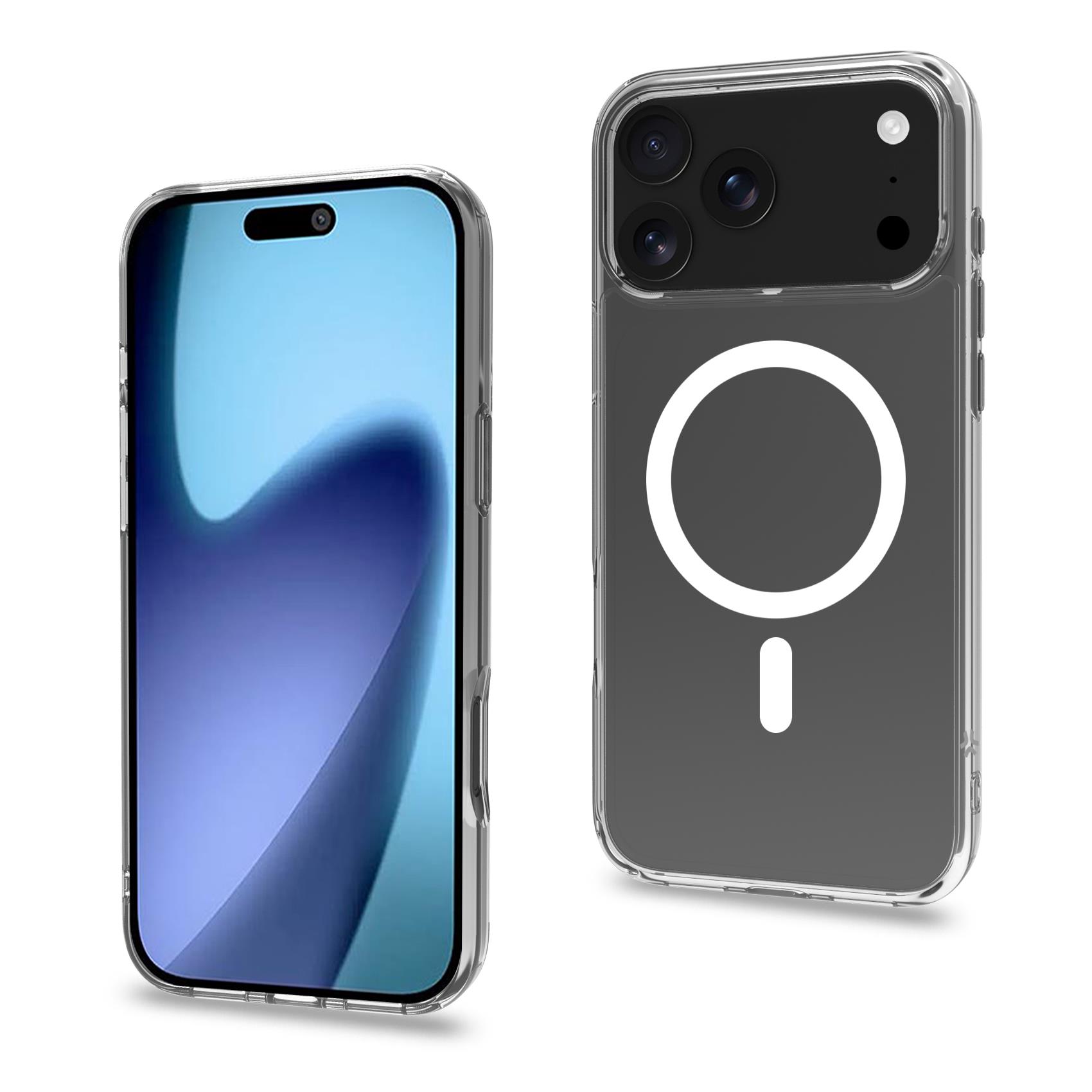 Cover iPhone 17 Pro Max Celly Gelskin Mag Trasparente - immagine 6