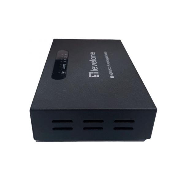 Switch Level One GEU-0523 5 Porte Gigabit in Metallo - immagine 2