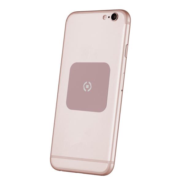 Supporto Auto Magnetico Universale Celly GHOSTPLATE Rosa - immagine 3