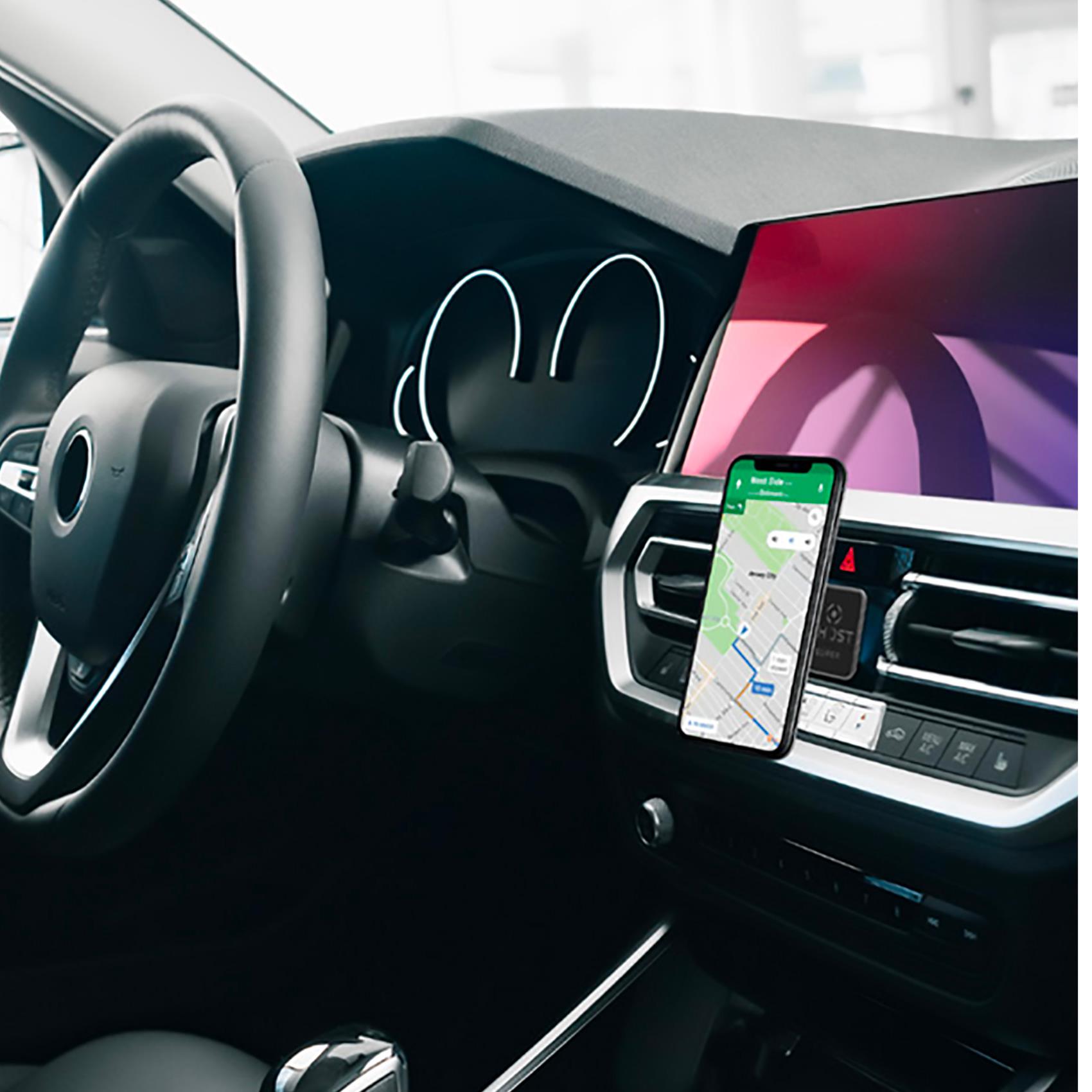 Supporto Auto Magnetico Universale Celly Ghostsuperfix Nero - immagine 6