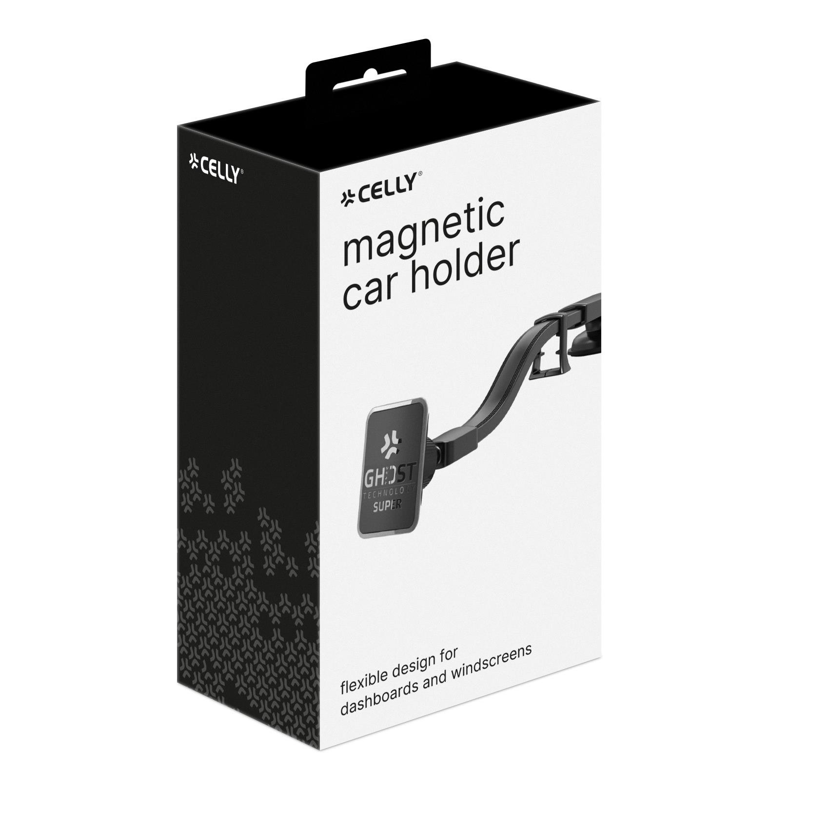 Supporto Auto Magnetico Universale Celly Ghostsuperflex Nero - immagine 2