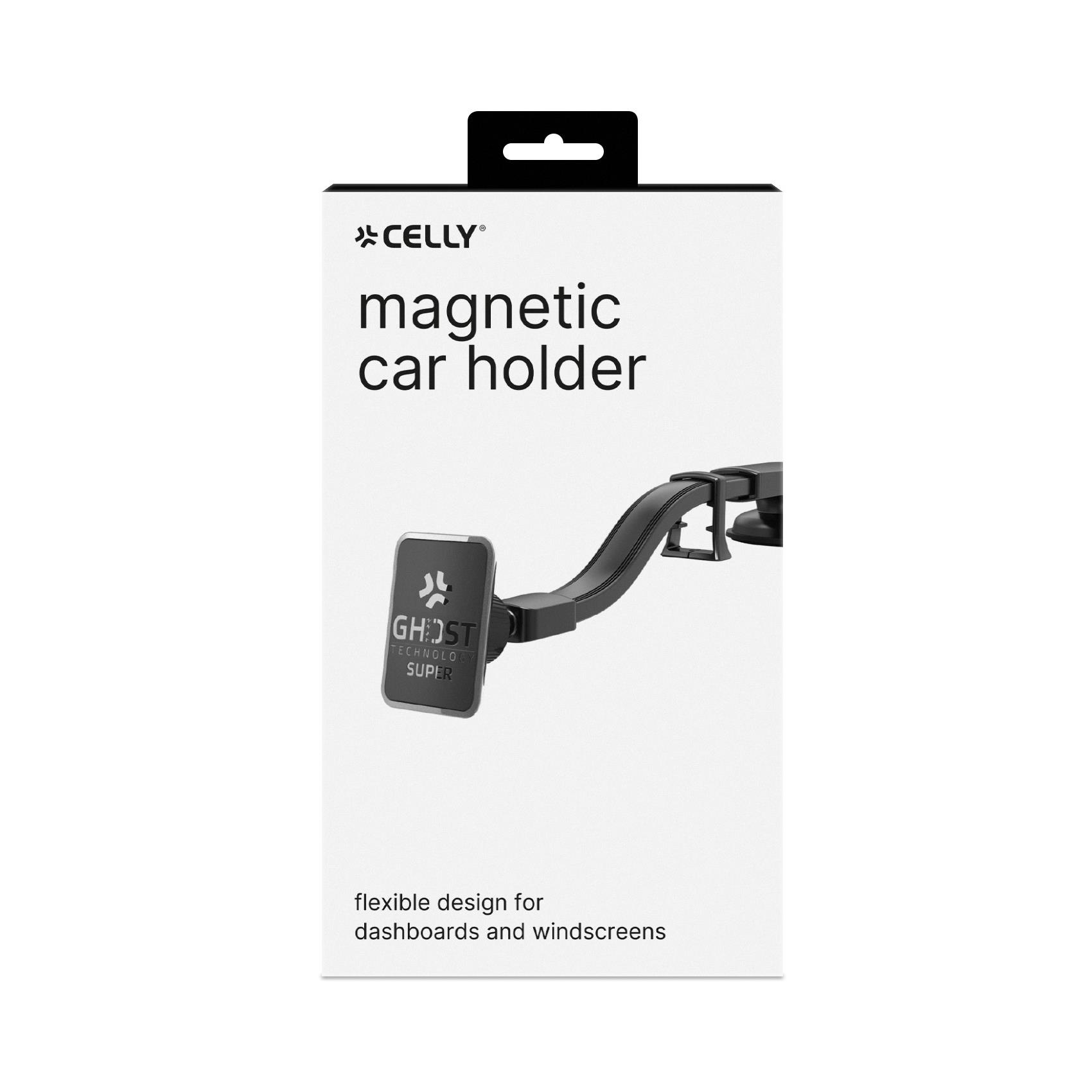 Supporto Auto Magnetico Universale Celly Ghostsuperflex Nero - immagine 5