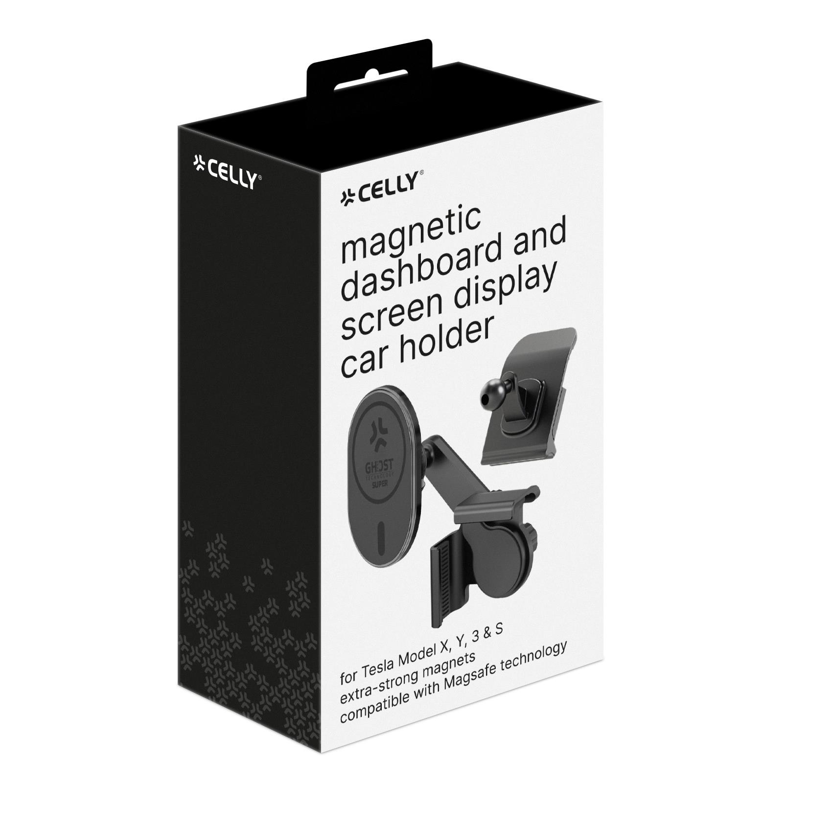 Supporto Auto Celly GHOSTSUPERMAGT per Tesla con Tecnologia MagSafe - immagine 2