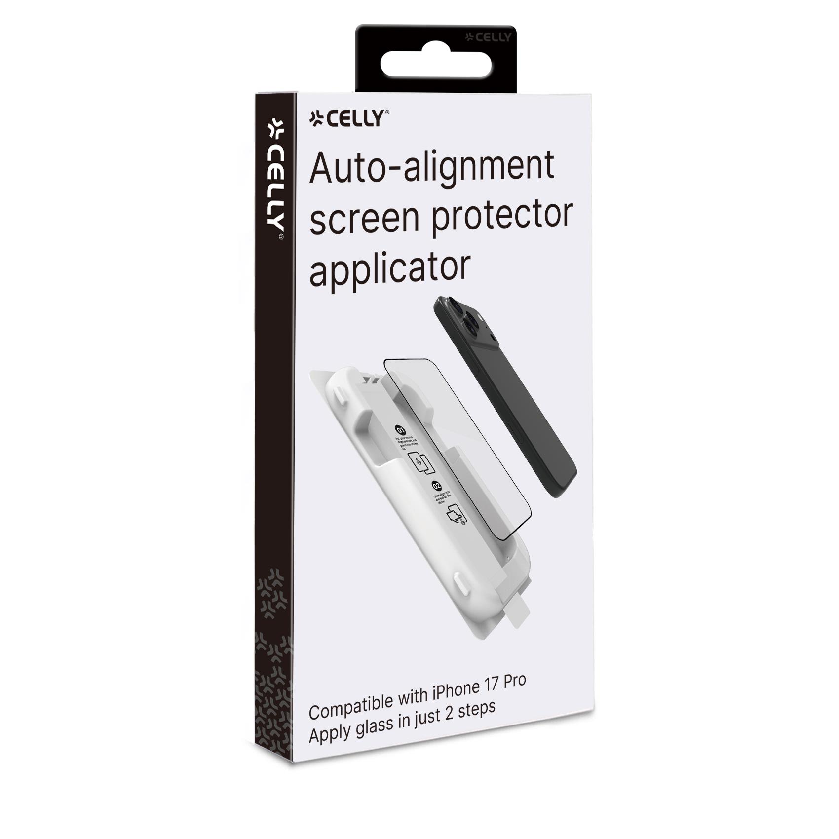 Proteggi Schermo Celly GLASSKIT Vetro Temperato Full Glass iPhone 17 Pro - immagine 5