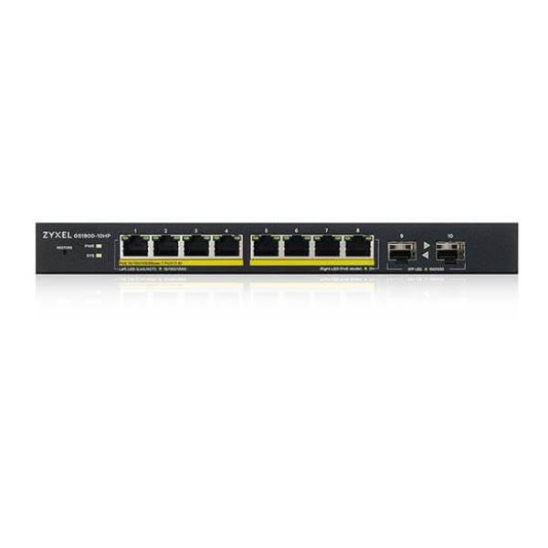 Switch Zyxel GS1900-10HP 10 Porte Gigabit PoE+ Web Managed - immagine 4