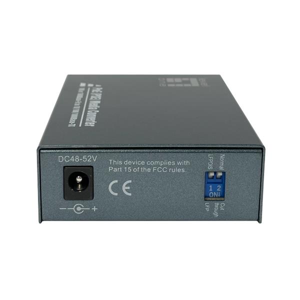 Media Converter Gigabit Level One GVT-2013 RJ45 a SC PoE PSE 500m - immagine 4