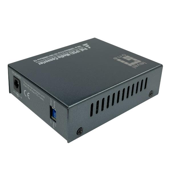 Media Converter Gigabit Level One GVT-2013 RJ45 a SC PoE PSE 500m - immagine 6