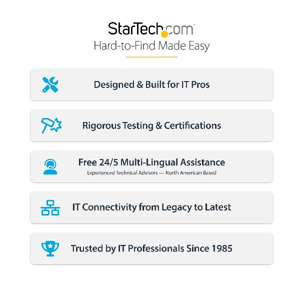 Hub USB Startech 4 Porte USB-C a USB-A 5Gbps Nero - immagine 7