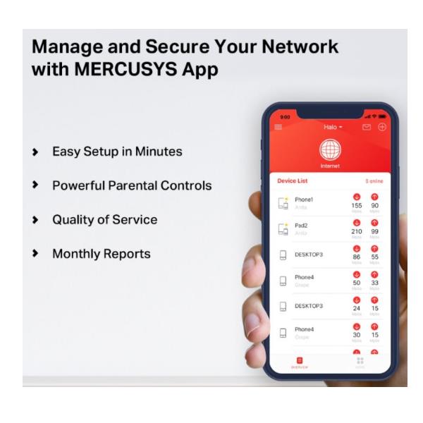 Router Mercusys HALOH50G 2 Pack Gigabit WiFi Mesh - immagine 2