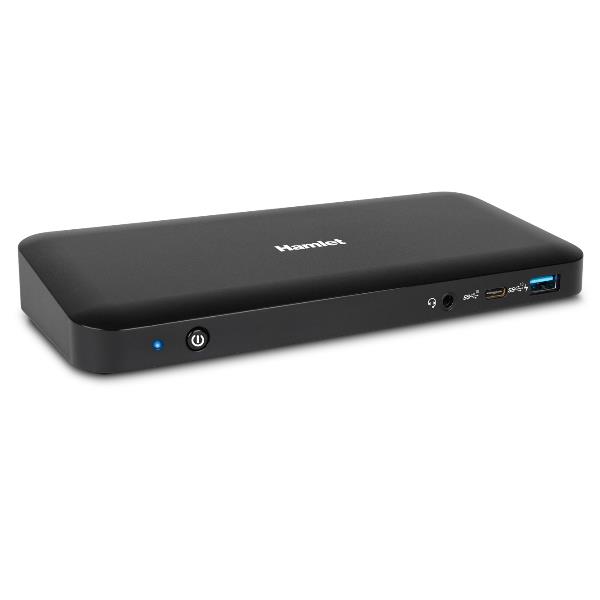 Docking Station Hamlet HDOCKS600C USB-C PD 85W 4xUSB 3.1 HDMI 2xDP LAN - immagine 10