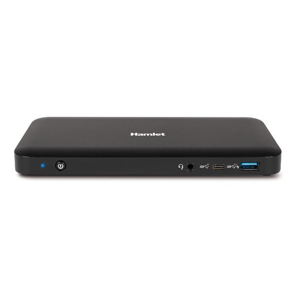 Docking Station Hamlet HDOCKS600C USB-C PD 85W 4xUSB 3.1 HDMI 2xDP LAN - immagine 12