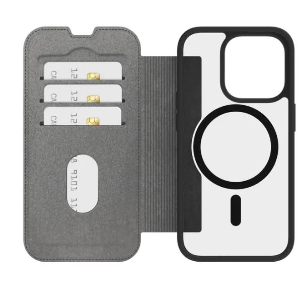 Cover MagSafe per iPhone 15 Pro Max Dbramante 1928 Helsinki Trasparente/Nera - immagine 4