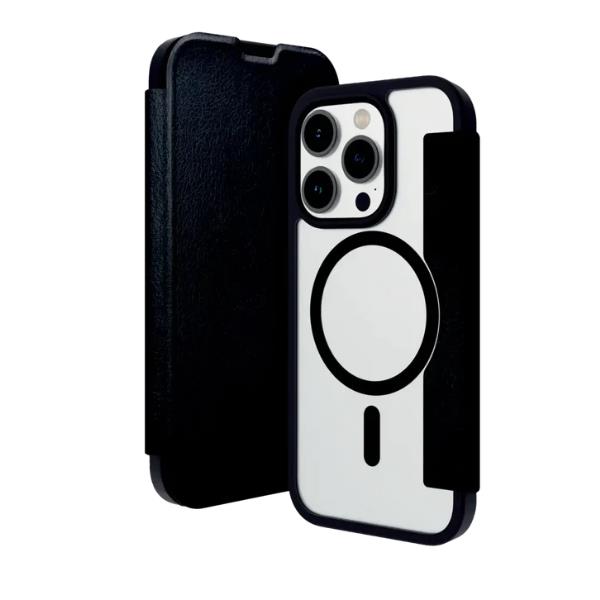 Cover MagSafe per iPhone 15 Pro Max Dbramante 1928 Helsinki Trasparente/Nera - immagine 5