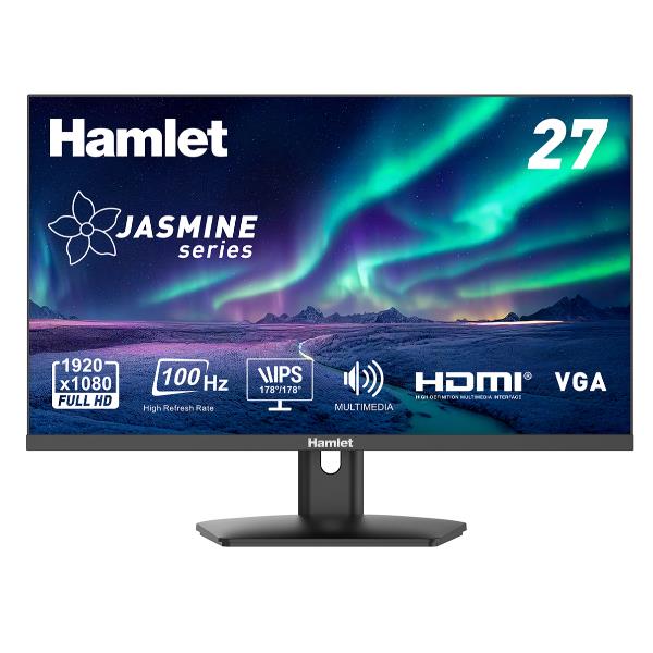 Monitor Hamlet HM27JF-V 27" FHD IPS 100Hz HDMI VGA - immagine 5