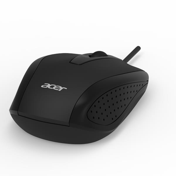 Mouse Acer USB Ottico Cablato Grigio Ergonomico - immagine 4