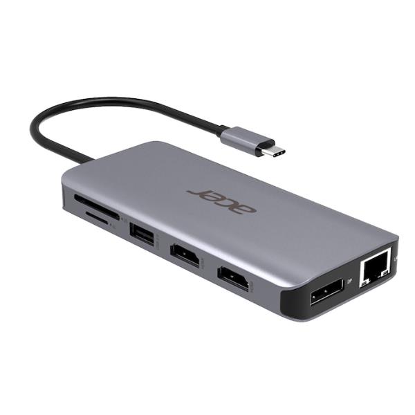 Adattatore USB-C Acer 12-in-1 Silver in Metallo - immagine 2