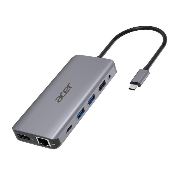 Adattatore USB-C Acer 12-in-1 Silver in Metallo - immagine 5