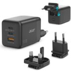 Caricabatterie Acer GAN USB-C 3 Porte 100W Nero