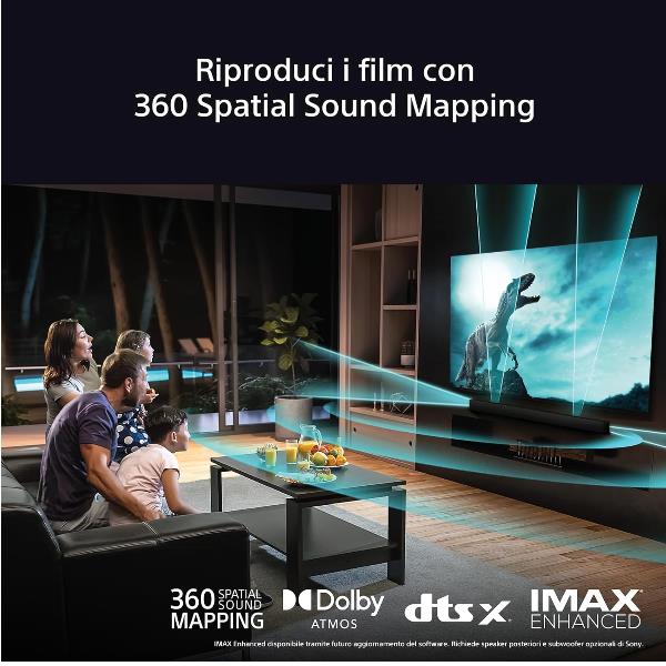 SoundBar Sony BRAVIA Theatre Bar 8 Home Cinema Dolby Atmos Nero - immagine 3