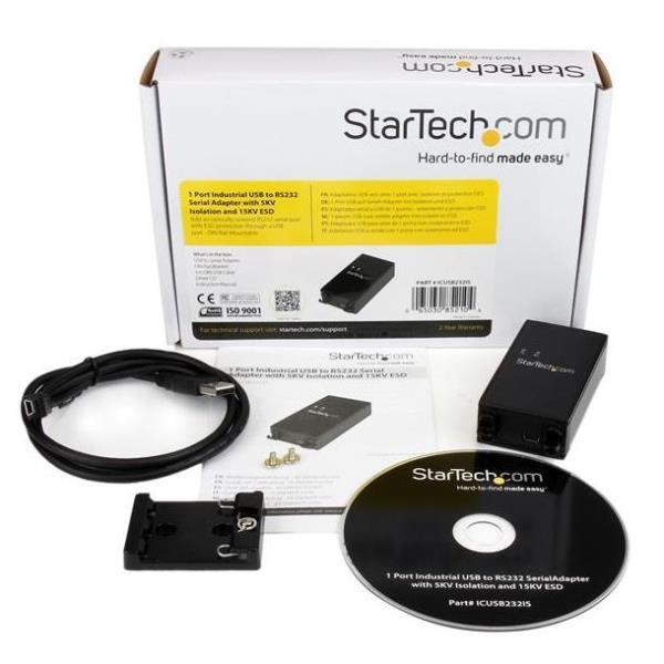 Adattatore USB Seriale Startech USB a RS232 DB9 Maschio - immagine 3