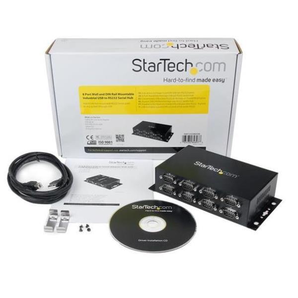 Hub USB Startech Adattatore Seriale 8 Porte USB 2.0 - immagine 2