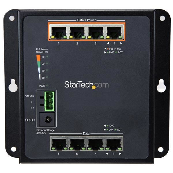 Switch Industriale Startech 8 Porte Gigabit PoE Managed Layer 3 - immagine 2