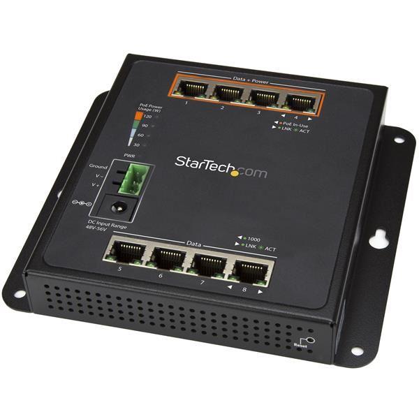 Switch Industriale Startech 8 Porte Gigabit PoE Managed Layer 3 - immagine 3